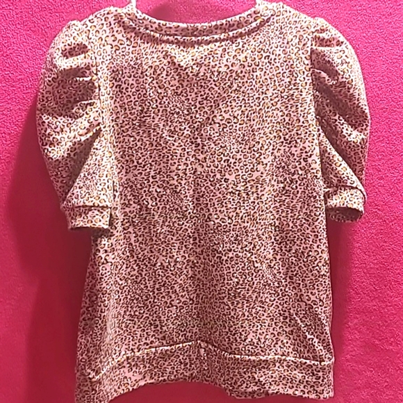 Who What Wear Animal Print Top - Picture 3 of 3